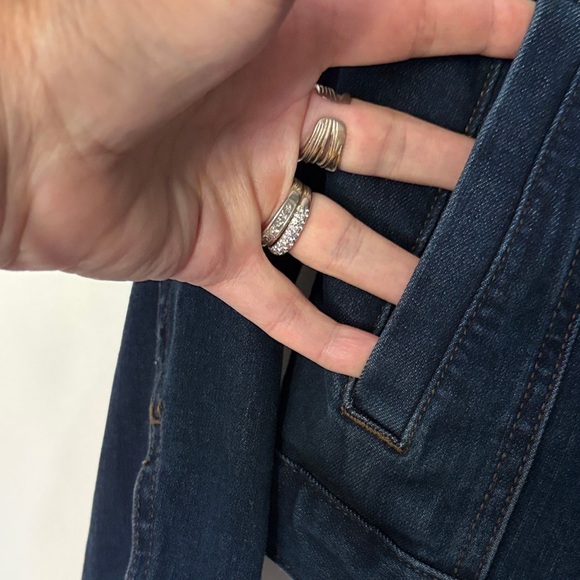 Time and Tru Navy Denim Jacket - Picture 2 of 5